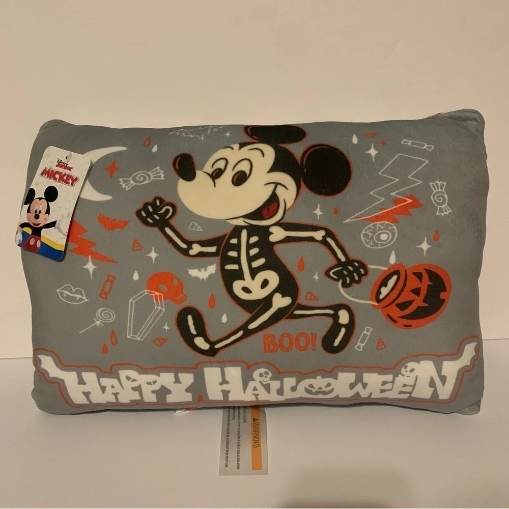NWT. DISNEY Mickey Mouse Halloween Pillow